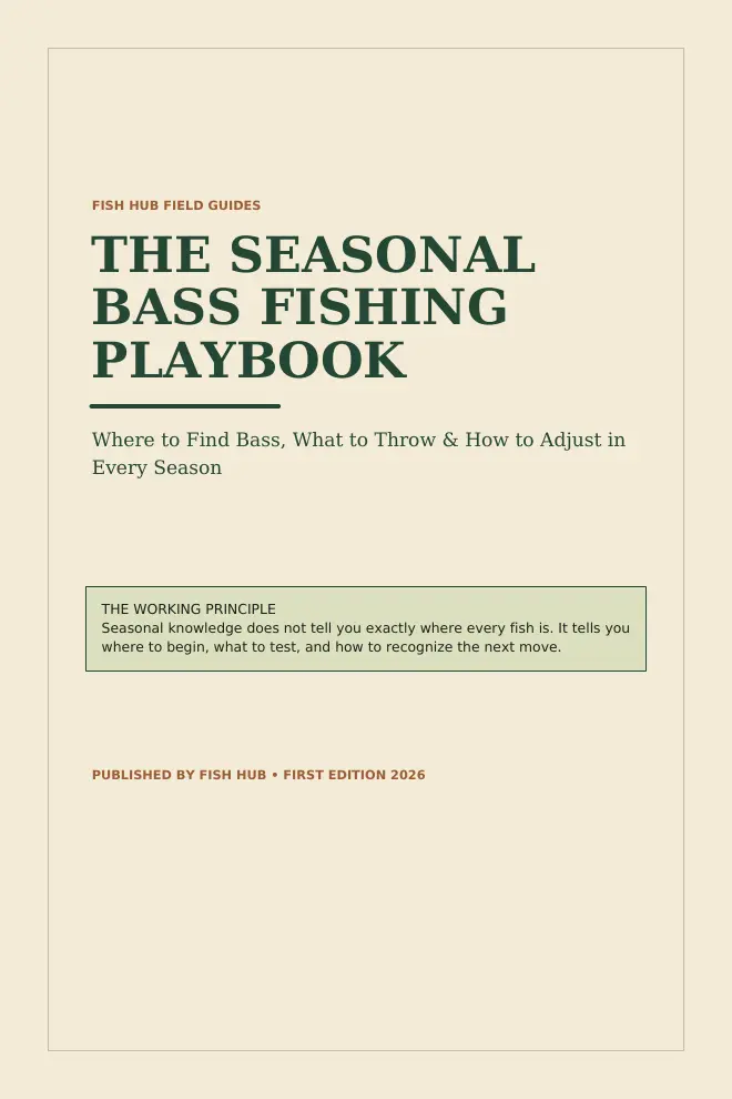 Cover of The Seasonal Bass Fishing Playbook